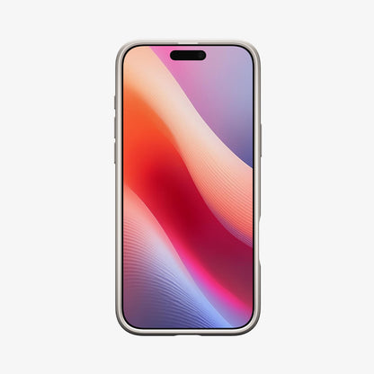 ACS08127 - iPhone 16 Pro Case Ultra Hybrid in Natural Titanium showing the front