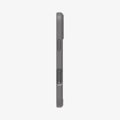 ACS08378 - iPhone 16 Pro Max Case Ultra Hybrid S (MagFit) in Frost Gray showing the side