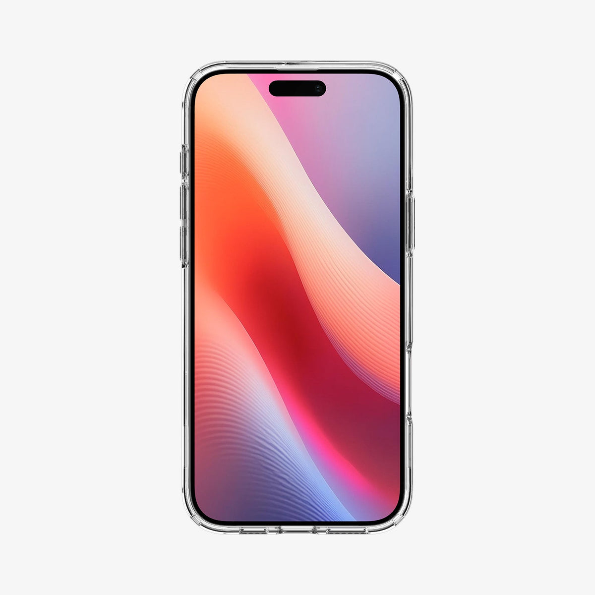 ACS08009 - iPhone 16 Pro Max Case Ultra Hybrid S (MagFit) in Crystal Clear showing the front
