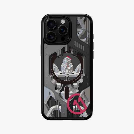 ACS09367 - iPhone 16 Pro Max Case c11 Series Navigator Edition (MagFit) in Navigator showing the back