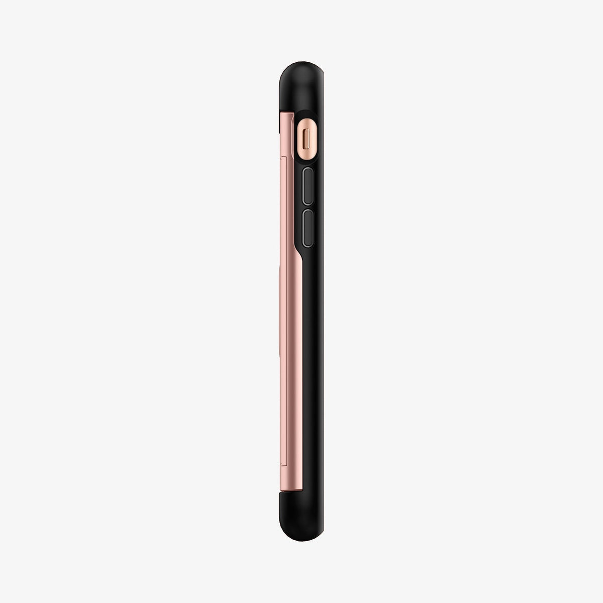 042CS20454 - iPhone SE Slim Armor CS case in rose gold showing the side