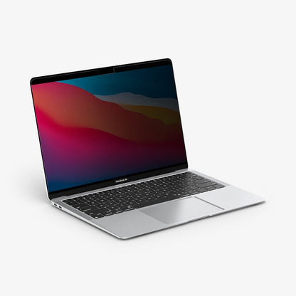 AFL06440 - MacBook Pro 13-inch Safe View in Privacy showing the front of the device with screen protector installed