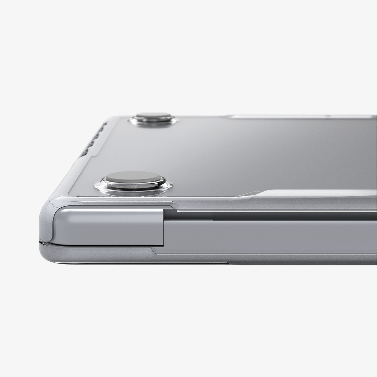 ACS04210 - MacBook Pro 16-inch Thin Fit in Crystal Clear showing the bottom