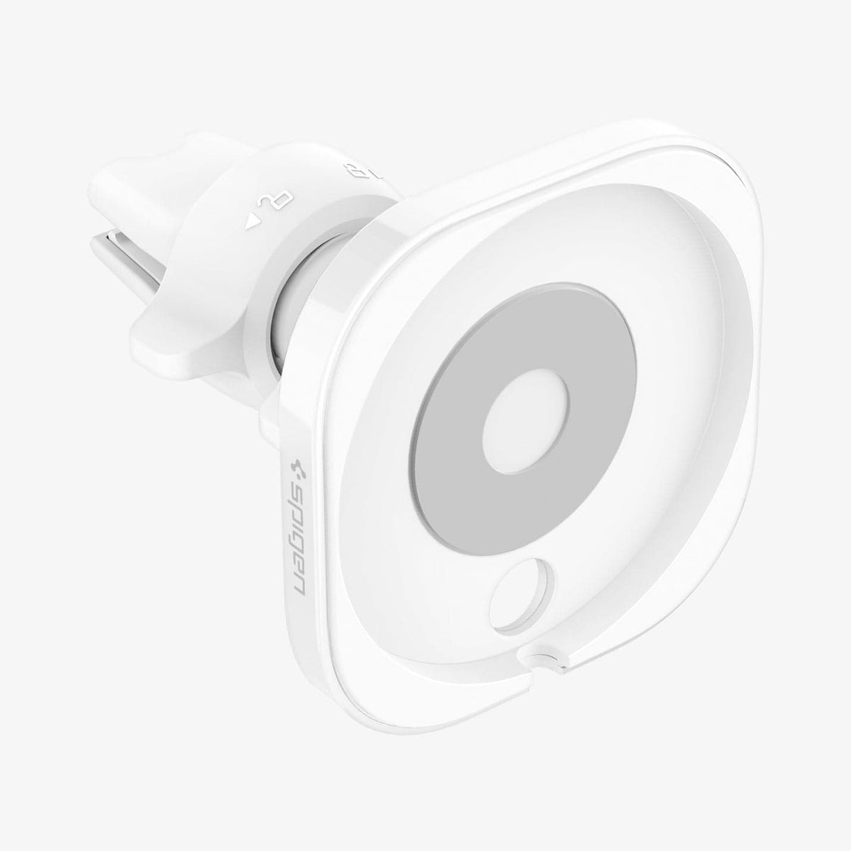 ACP03163 - MagFit Car Mount (MagFit) in white showing the front and side