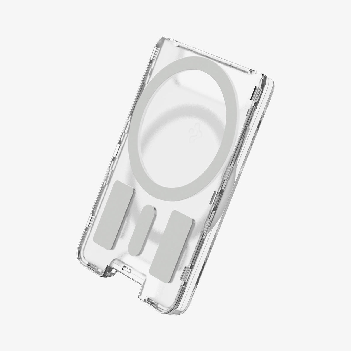 AFA08888 - Ultra Hybrid MagFit+ Wallet (MagFit) in Crystal Clear showing the back of the wallet case