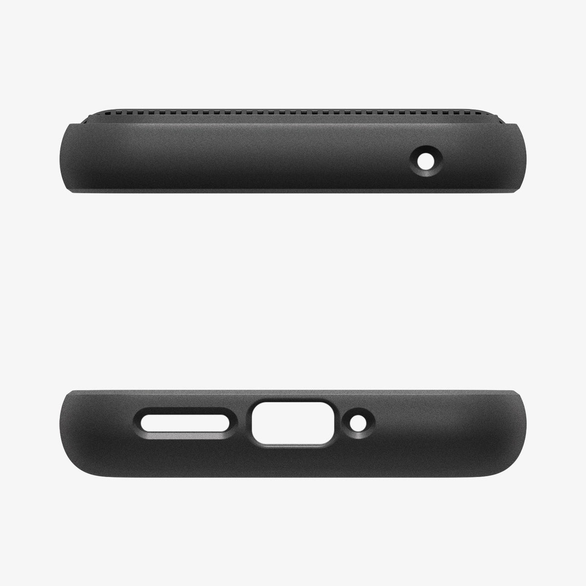 ACS07695 - Pixel 9 Pro Case Slim Armor CS in Black showing the top and bottom