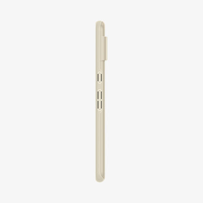 ACS06328 - Pixel 8 Pro Case Thin Fit in mute beige showing the side with volume controls