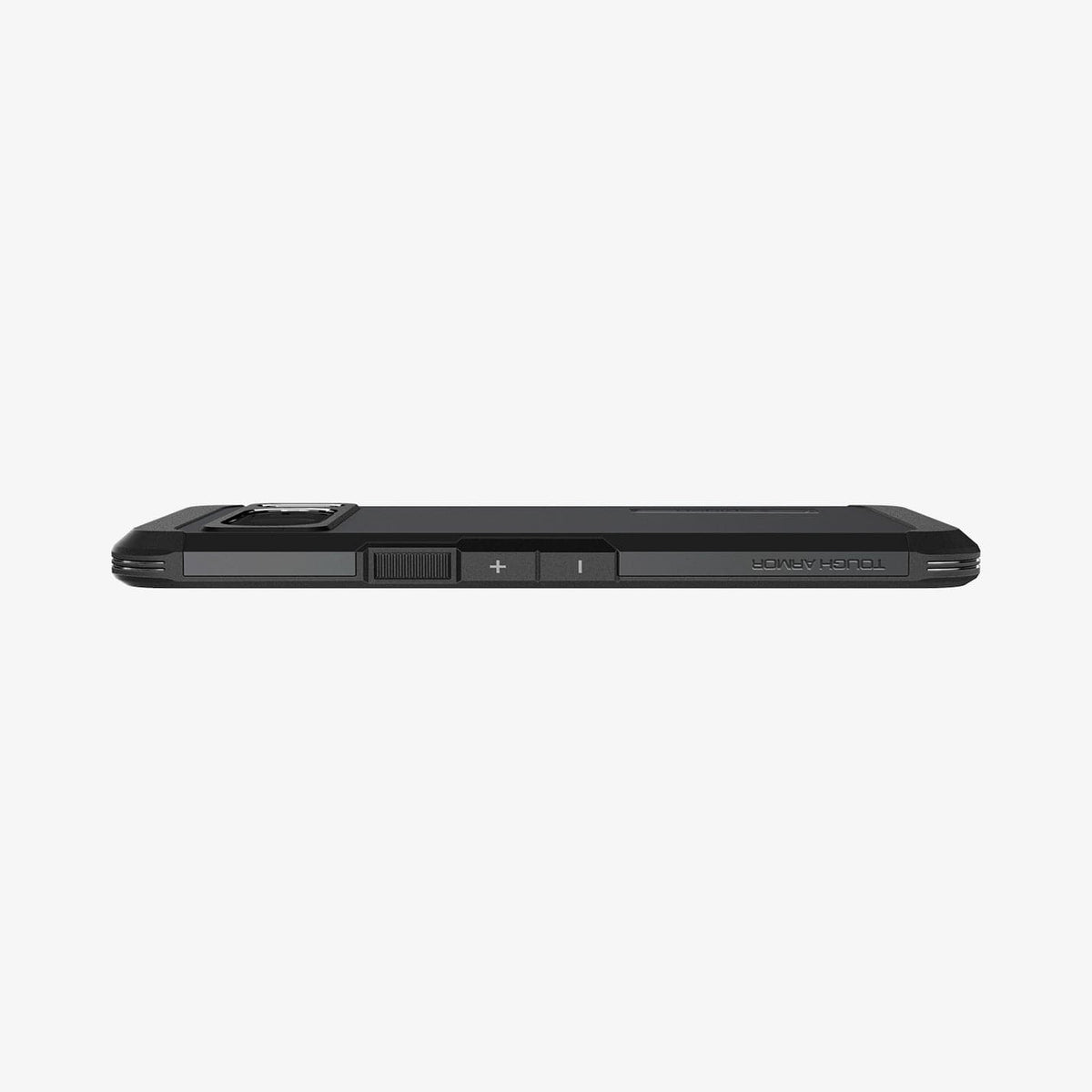 ACS06319 - Pixel 8 Pro Case Tough Armor in black showing the side and partial back
