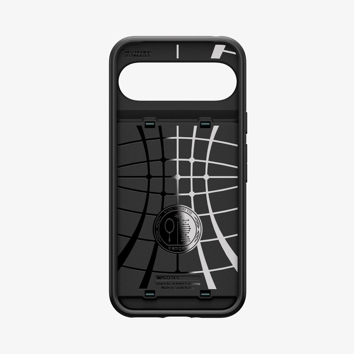 ACS07730 - Pixel 9 Pro XL Case Slim Armor CS in Abyss Green showing the inner case