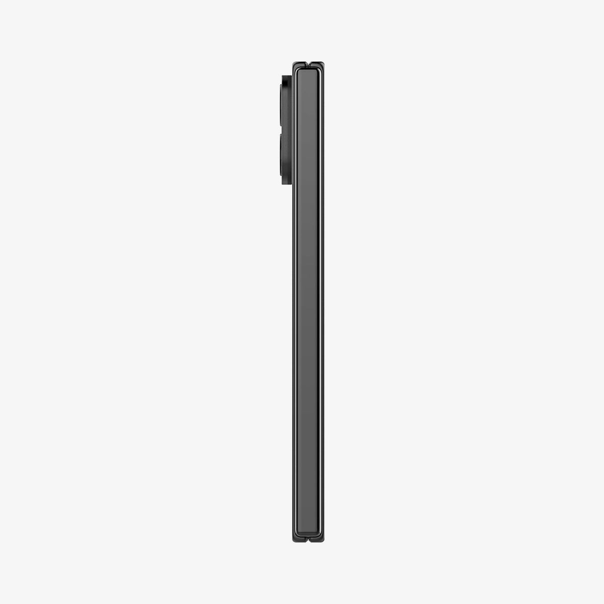 AGL09107 - Pixel 9 Pro Fold Optik EZ Fit Lens Protector in Crystal Clear showing the side