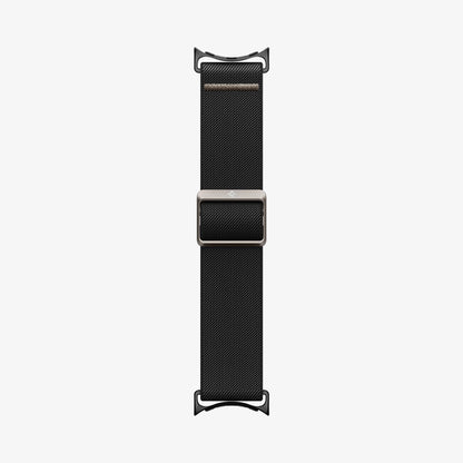 AMP07601 - Pixel Watch 3 (45mm) Case Lite Fit in Black showing the watch band laid out flat