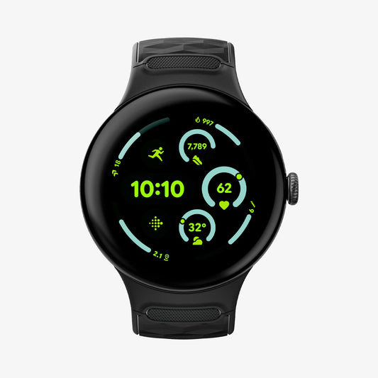 AMP10192 - GWdde Parallax Watch Band in black showing the front