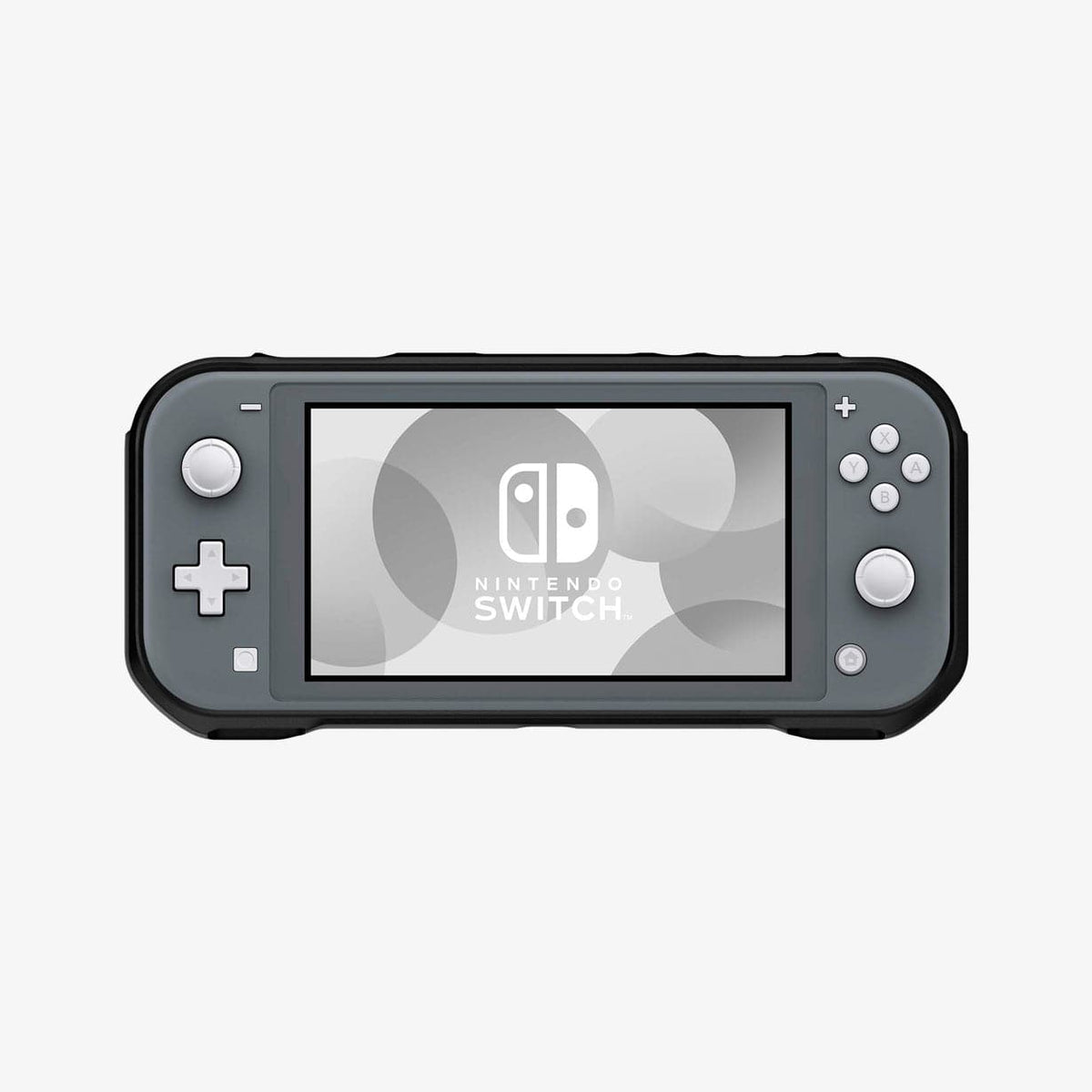 ACS00212 - Nintendo Switch Lite Case Rugged Armor in matte black showing the front