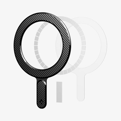 ACP06107 - Magnet Ring Plate (MagFit) in carbon showing the multiple layers of ring plate