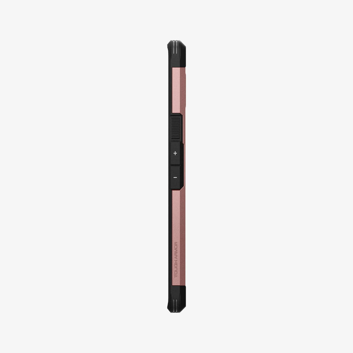 ACS03463 - Pixel 6 Pro Case Tough Armor in rose gold showing the side with volume controls