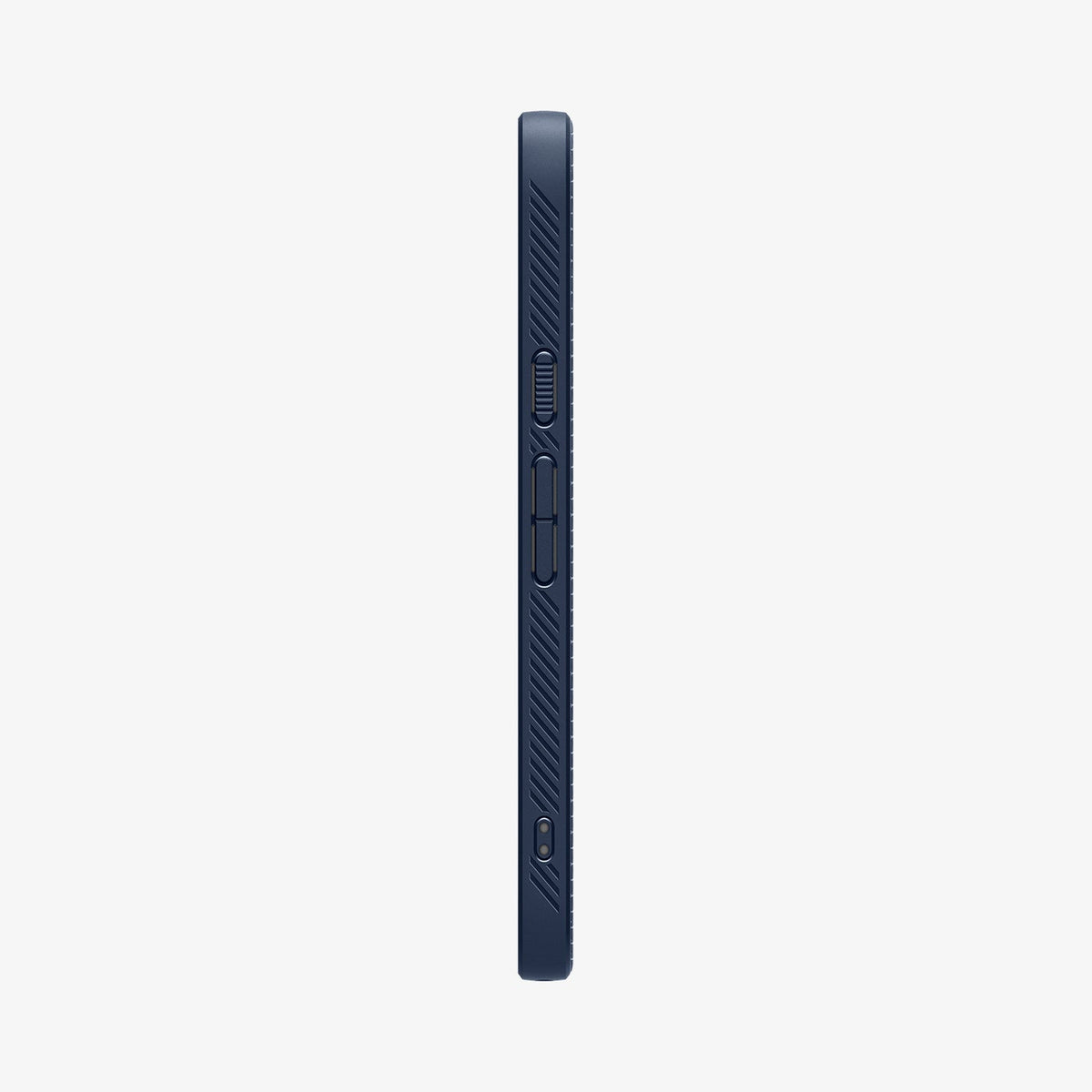 ACS09040 - Pixel 9a Case Liquid Air in Navy Blue showing the side