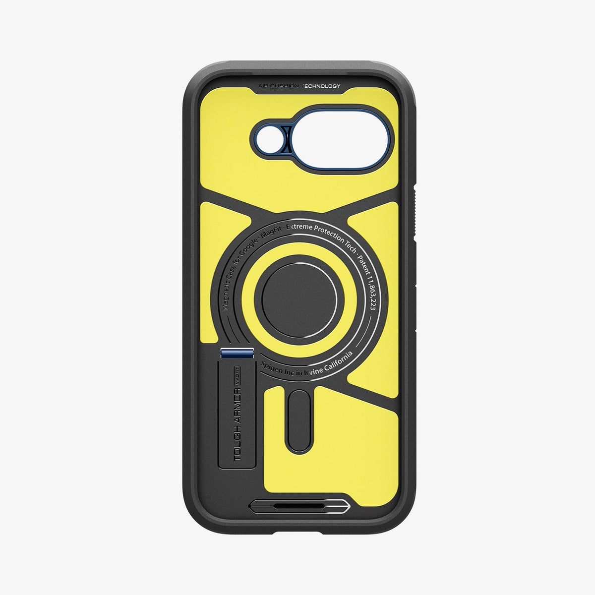 ACS09047 - Pixel 9a Case Tough Armor AI (MagFit) in Navy Blue showing the inner
