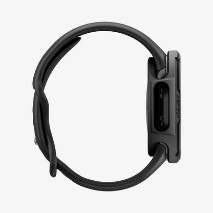 ACS09483 - Pixel Watch 4 (41mm) Case Liquid Air in black showing the side