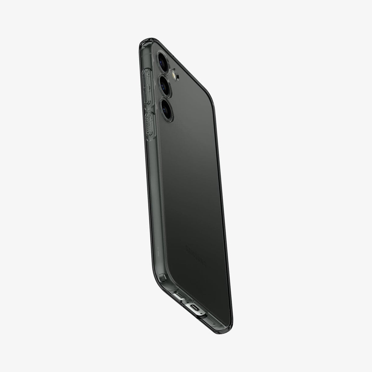 ACS05663 - Galaxy S23 Plus Case Liquid Crystal in space crystal showing the side and partial back