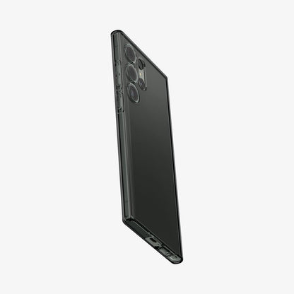 ACS05611 - Galaxy S23 Ultra Case Liquid Crystal in space crystal showing the side and partial back