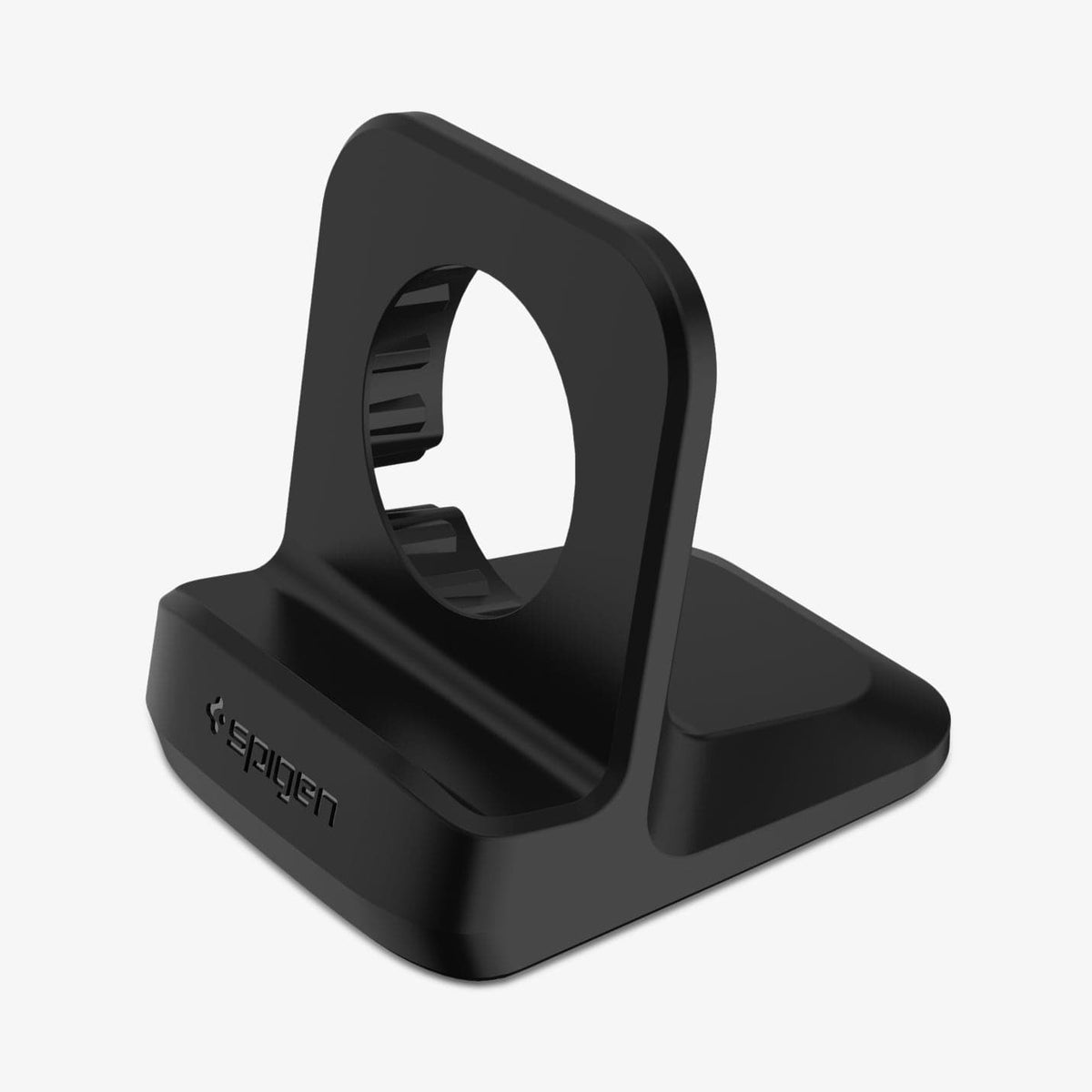 SGP11584 - Apple Watch Night Stand S350 in black showing the front, top and side