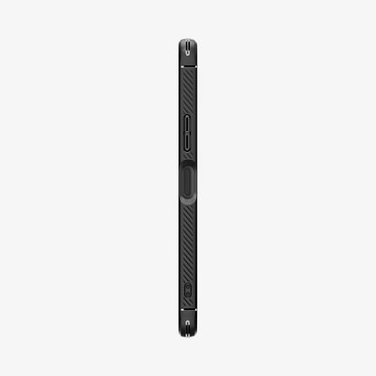 ACS08298 - Sony Xperia 10 VI Case Rugged Armor in Matte Black showing the side with side buttons