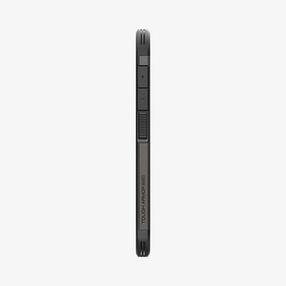 ACS08988 - Galaxy S25 Plus Case Tough Armor AI (MagFit) in Gunmetal showing the side