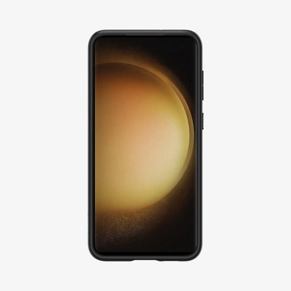 ACS05715 - Galaxy S23 Case Ultra Hybrid in black showing the front