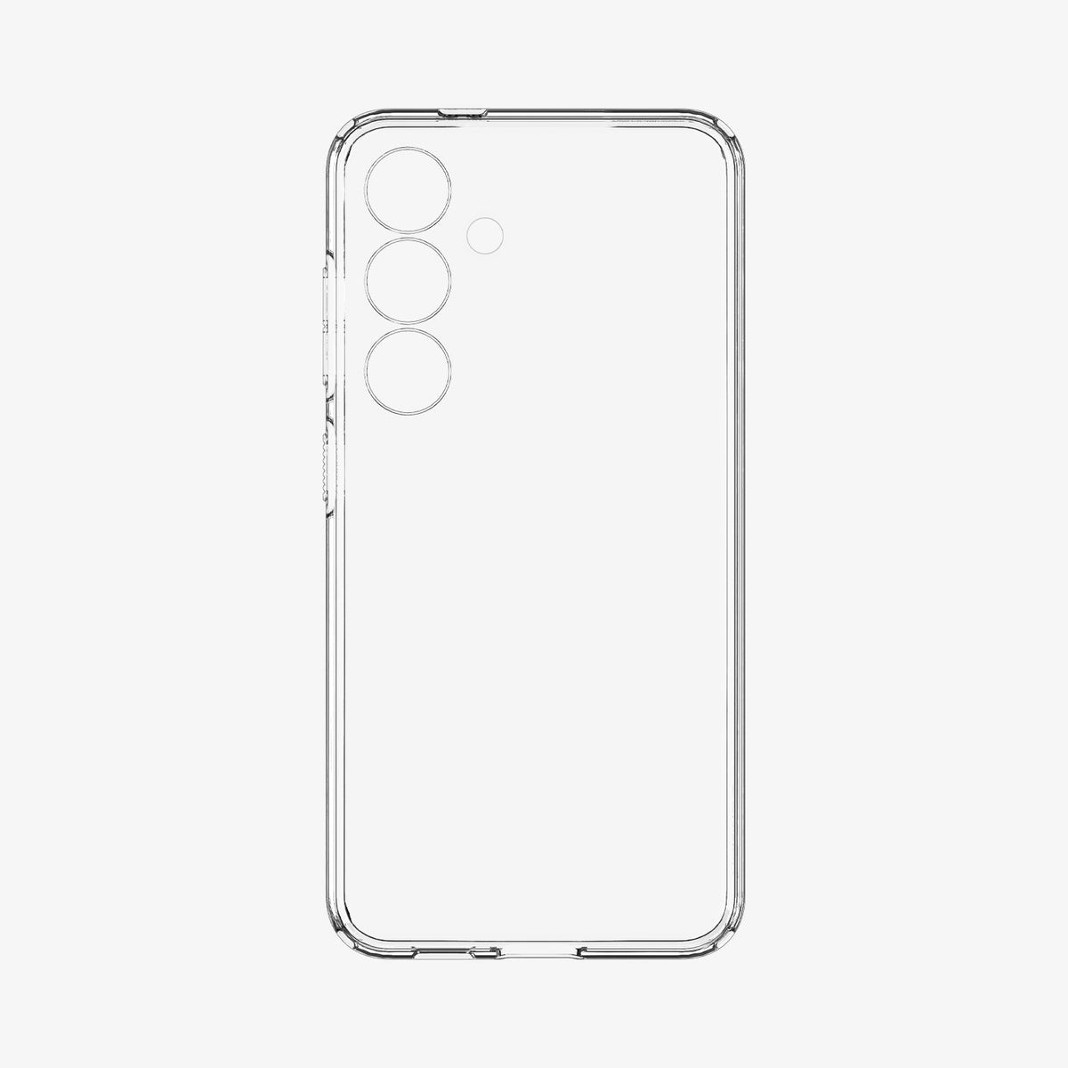 ACS07343 - Galaxy S24 Case Liquid Crystal in Crystal Clear showing the inner of transparent case