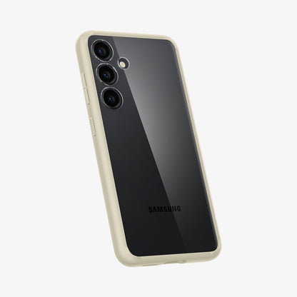 ACS07416 - Galaxy S24 Case Ultra Hybrid in Mute Beige showing the back, partial side and bottom