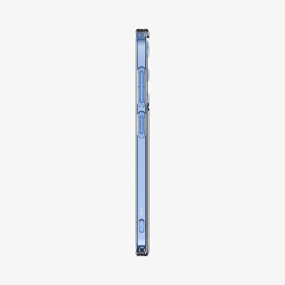ACS08995 - Galaxy S25 Case Liquid Crystal in Crystal Clear showing the side