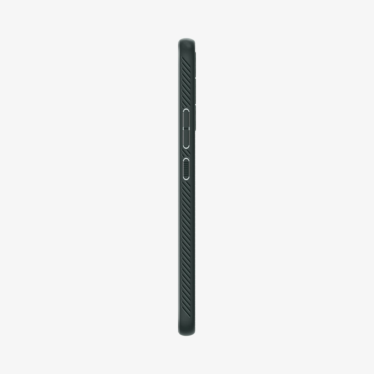 ACS06105 - Galaxy A34 5G Liquid Air in Abyss Green showing the side with side buttons