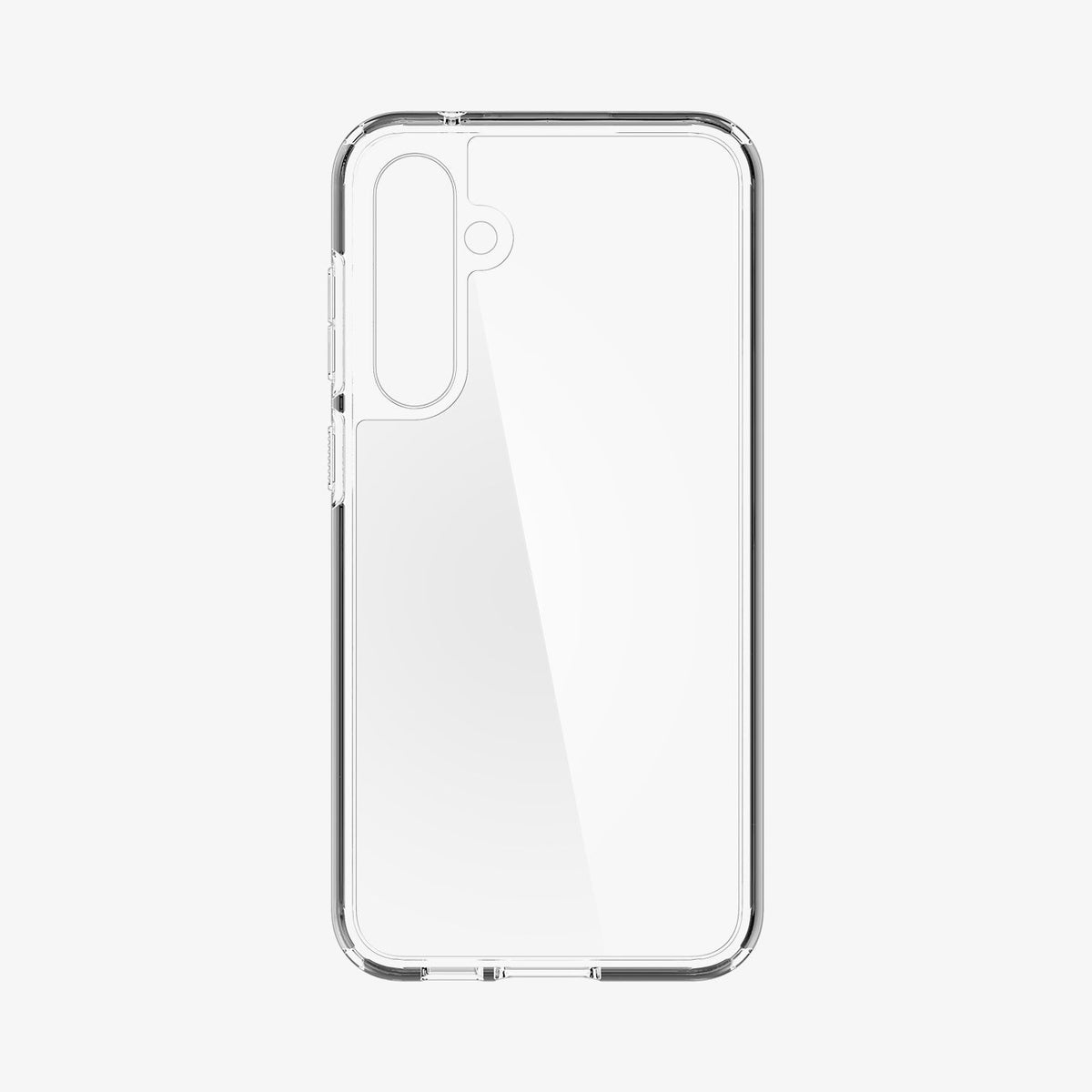 ACS06371 - Galaxy S23 FE Case Ultra Hybrid in crystal clear showing the inside of case