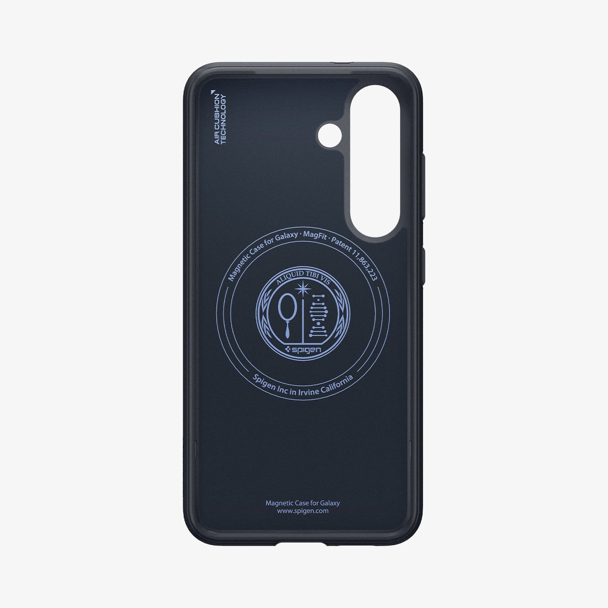 ACS09061 - Galaxy S25 Plus Case Parallax (MagFit) in Navy Violet showing the inner