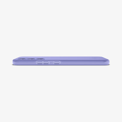 ACS06097 - Galaxy A54 5G Case Thin Fit in Awesome Violet showing the side and partial back on a flat surface