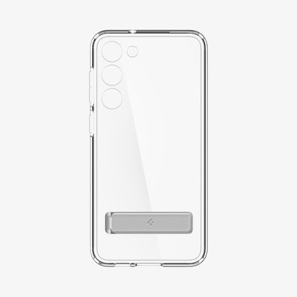 ACS05671 - Galaxy S23 Plus Case Ultra Hybrid S in crystal clear showing the back with no device inside