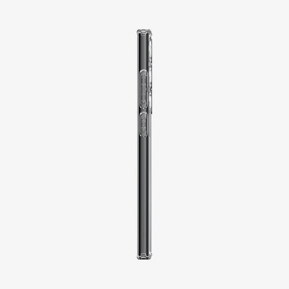 ACS07292 - Galaxy S24 Ultra Case Ultra Hybrid in Crystal Clear showing the side with side buttons