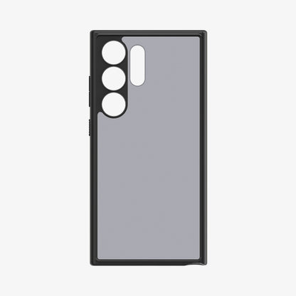 ACS07296 - Galaxy S24 Ultra Case Ultra Hybrid in Frost Black showing the inner of a semi transparent case with a darker frame
