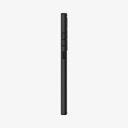 ACS07296 - Galaxy S24 Ultra Case Ultra Hybrid in Frost Black showing the side with side buttons