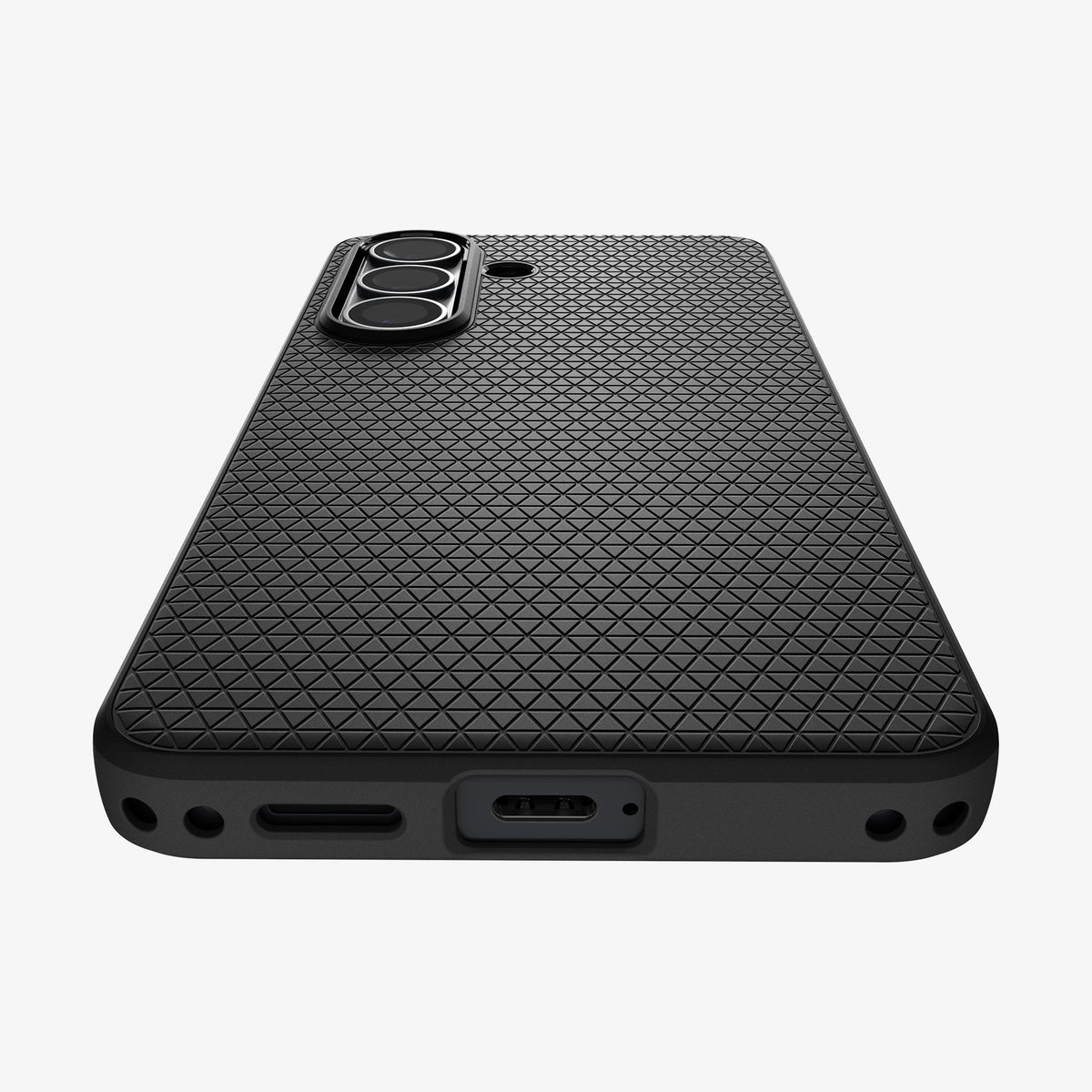 ACS11042 - Galaxy S26 Plus Liquid Air in Matte Black showing the back