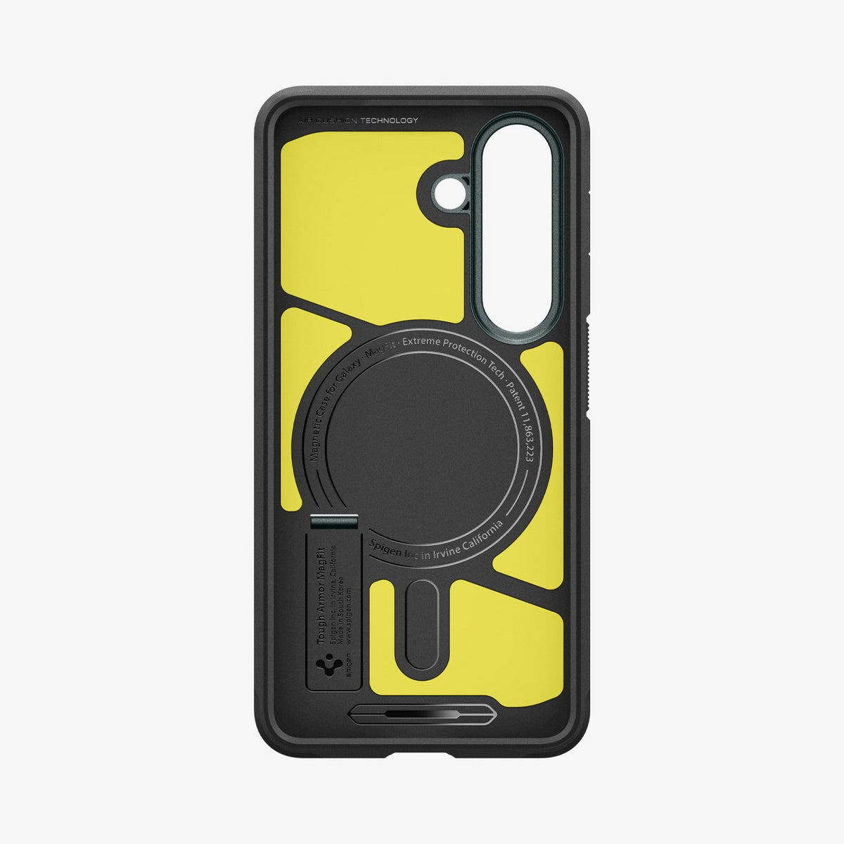 ACS11064 - Galaxy S26 Case Tough Armor (Mag Fit) Abyss Green showing front inside of case