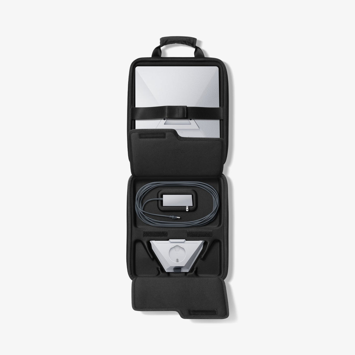 AFA09372 - Starlink Mini Carrying Case in black showing the inside with device inside