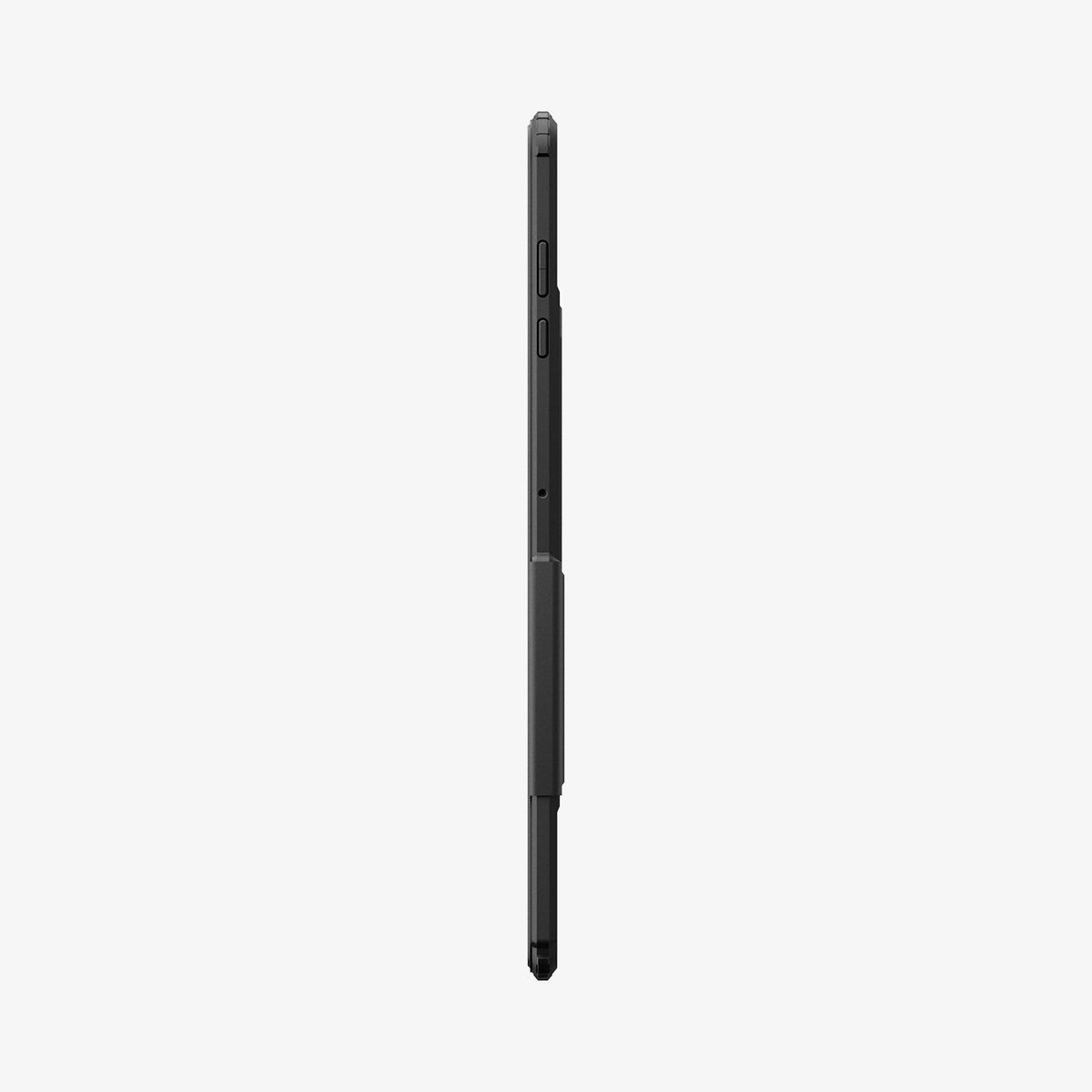ACS10221 - Galaxy Tab S11 Ultra Case Air Skin Pro in Black showing the side