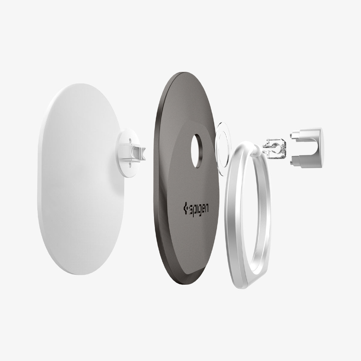 000EP20243 - Style Ring in space gray showing the multiple layers of ring