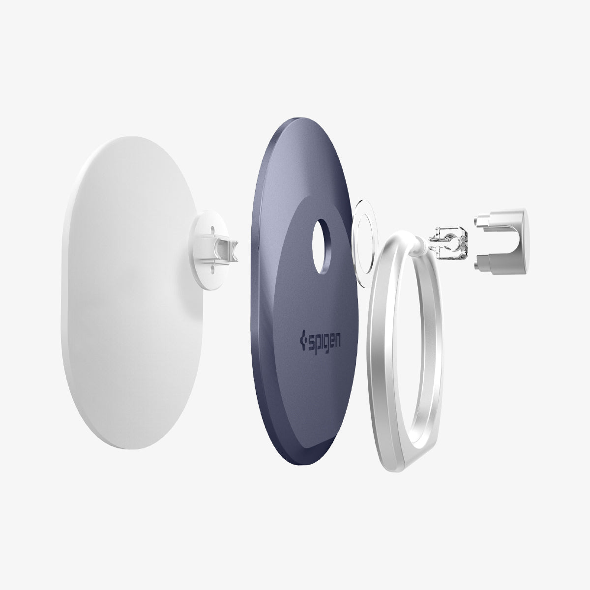 000SR21951 - Style Ring in orchid gray showing the multiple layers of ring