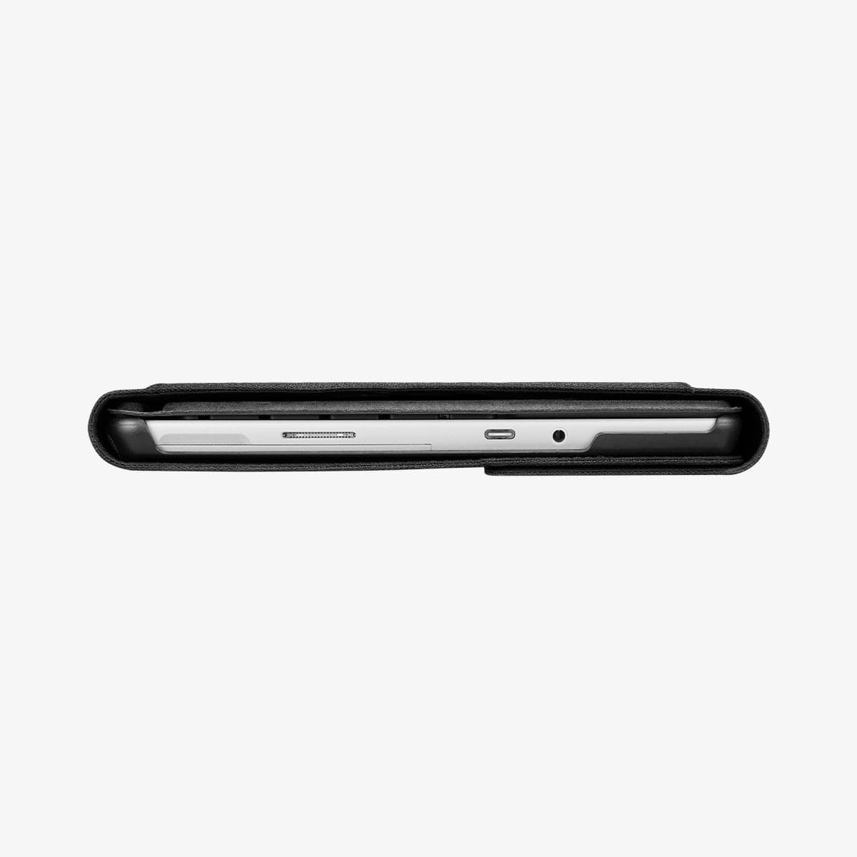 J06CS25184 - Surface Go 3 Case Stand Folio in black showing the side