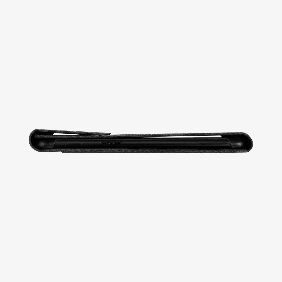 ACS01002 - Microsoft Surface Pro X Case Stand Folio in black showing the side