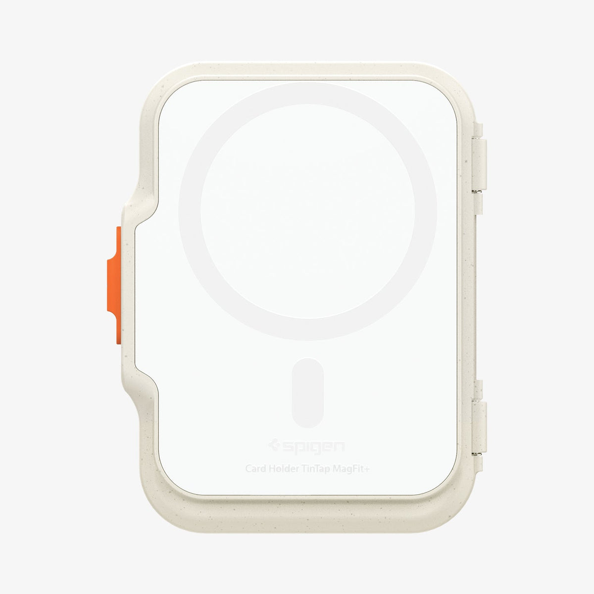 AFA07616 - MagSafe Card Holder Tintap (MagFit) in Dune Beige showing the back