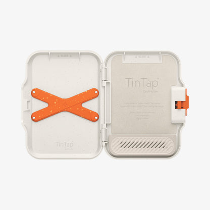 AFA07616 - MagSafe Card Holder Tintap (MagFit) in Dune Beige showing the inner