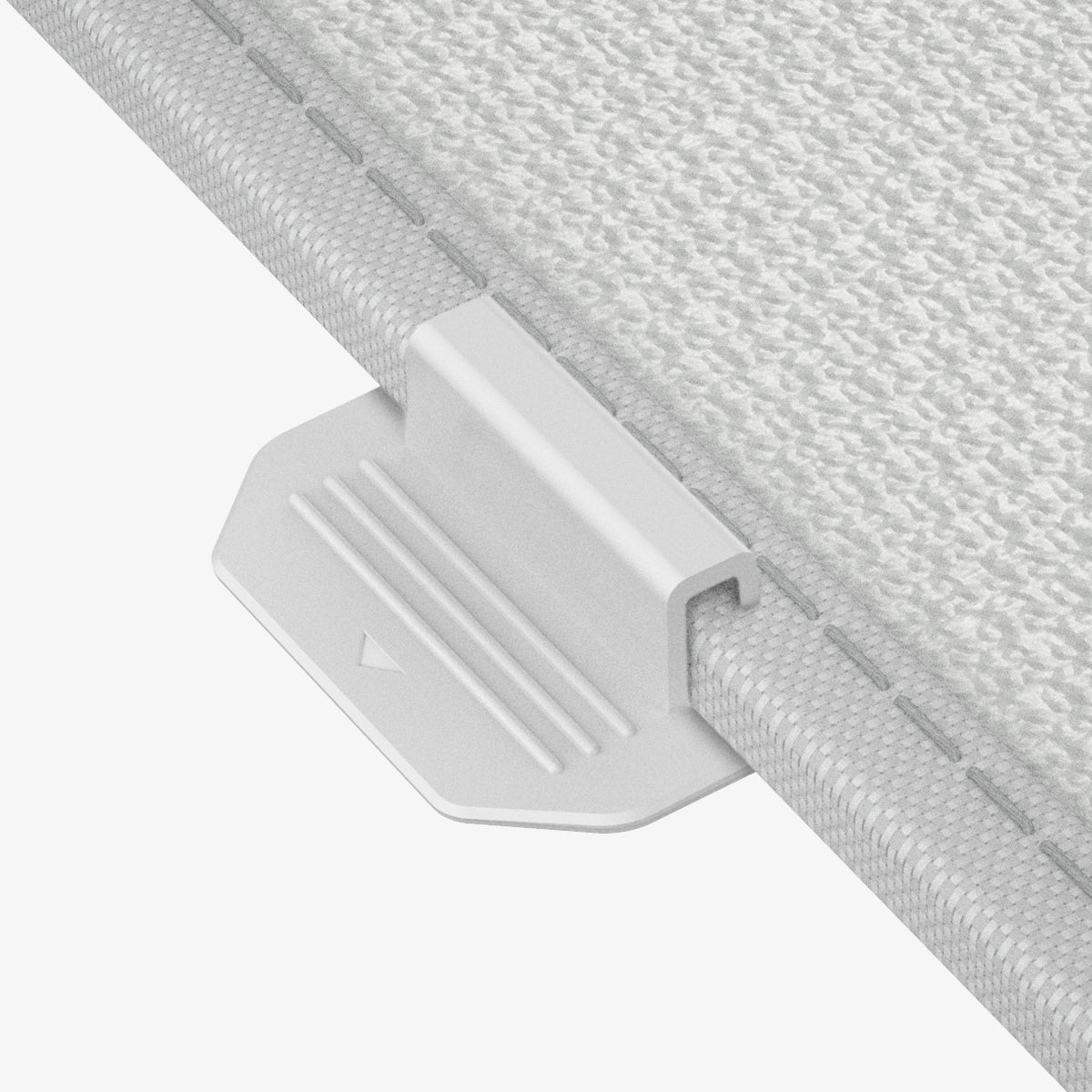 ACP09568 - Model Y (2025) CryoShade Sunroof in Gray showing the partial side and clip